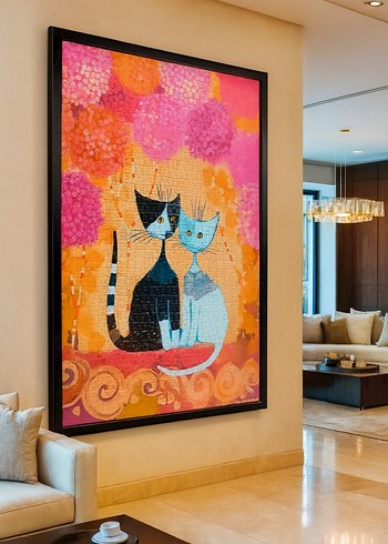 Tablo - Resim - Koleksiyon - Kedi - Boyner - Görsel 2
