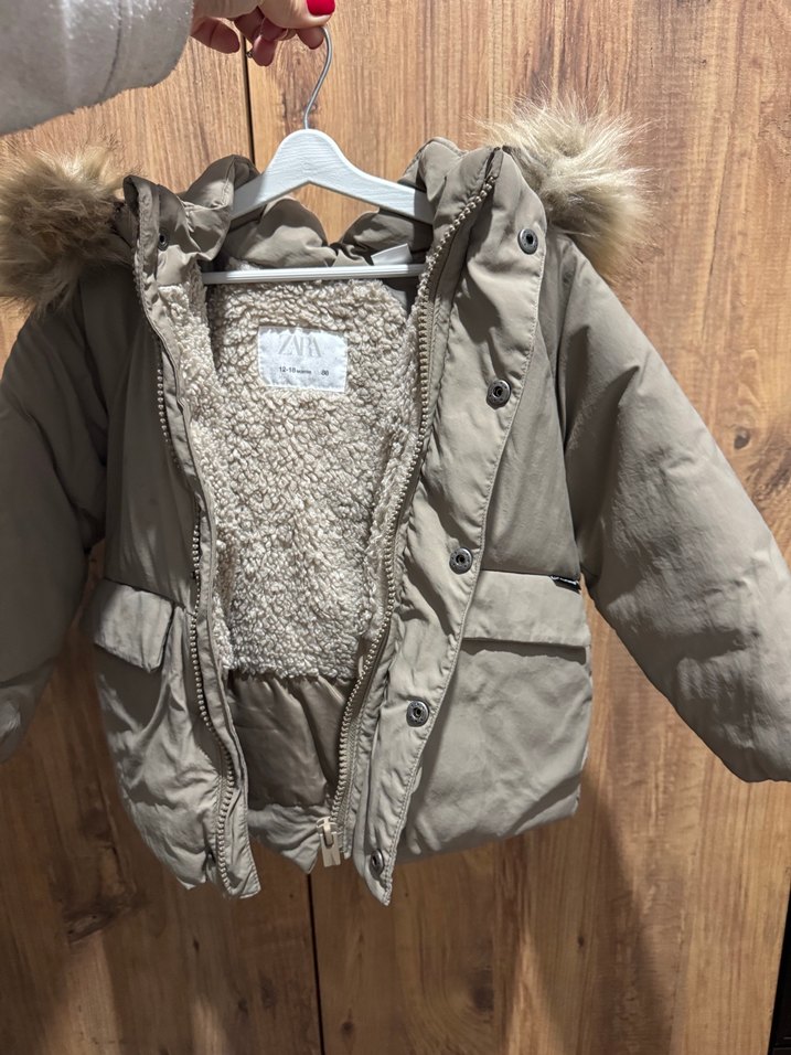 Zara Kürklü Mont - Görsel 5