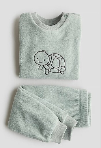 H&m Muflon Pijama Takımı(2-3 yaş)