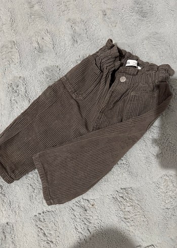 9-12 Ay Beden Zara Kadife Pantolon