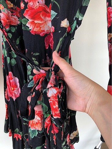 Orsay pamuklu çiçek desenli elbise - Görsel 3