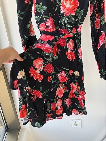 Orsay pamuklu çiçek desenli elbise - Görsel 5