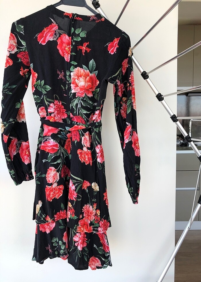 Orsay pamuklu çiçek desenli elbise - Görsel 2