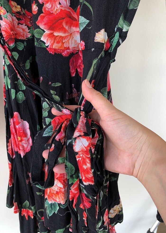 Orsay pamuklu çiçek desenli elbise - Görsel 3