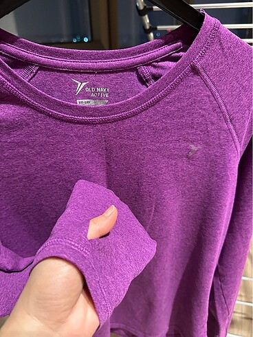m Beden Old navy active aktif Spor uzun kollu üst tişört hızlı kuruma
