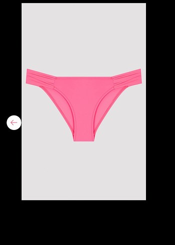 36 Beden Penti Pembe Bikini Fırfırlı 36 beden