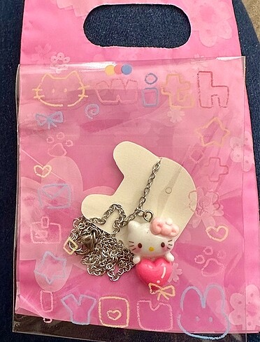 Hello kitty love aşk kolyesi