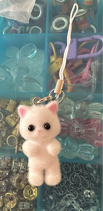 Hello Kitty Telefon tutucu askı ip sylvanian families charm