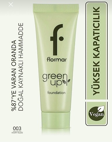 Flormar Vegan Fondöten