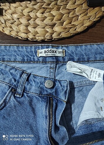 27 Beden mavi Renk Addax Mom Jeans 