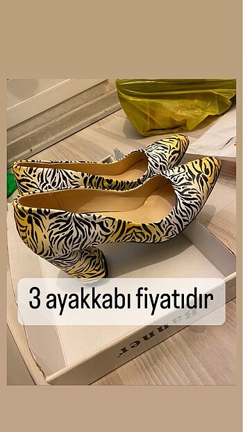 3 ayakkabı fiyatıdır