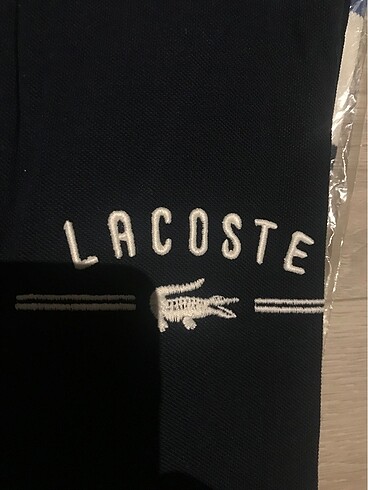 l/xl Beden Orjinal lacoste polo yaka