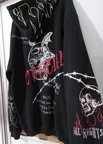 baskılı sweatshirt - Görsel 4