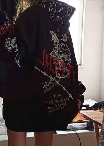 baskılı sweatshirt - Görsel 2