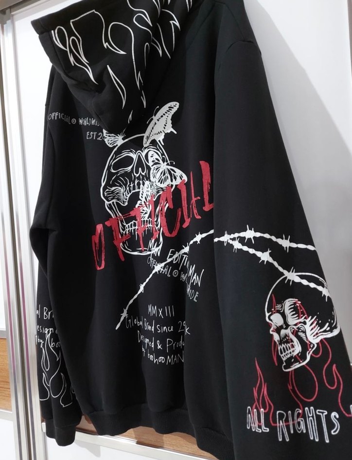 baskılı sweatshirt - Görsel 4