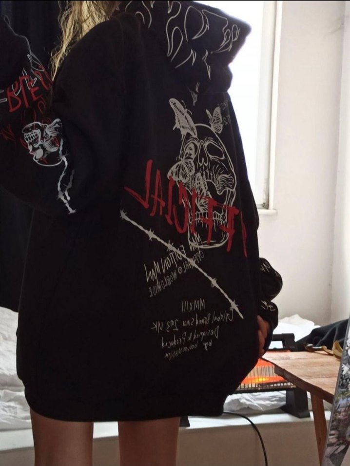 baskılı sweatshirt - Görsel 2