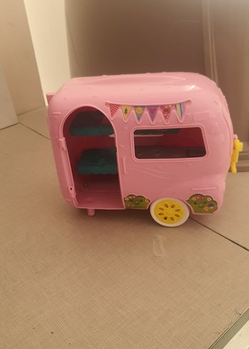 Pastel Pembe orjinal barbie karavanı - Görsel 2