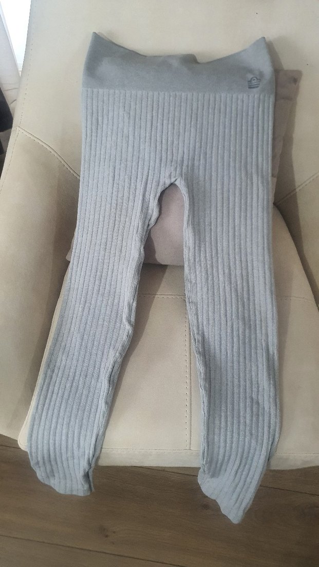 Gri Örgü Kadın Crop Topb2li takım - Görsel 2