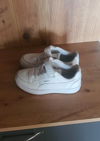 Beyaz çocuk puma Ayakkabı
