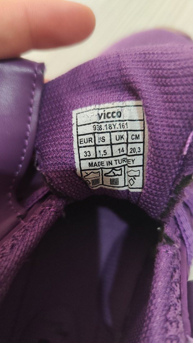 Chicco marka Mor Kız Çocuk Spor Ayakkabı - Görsel 4