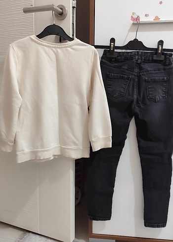 sweatshirt ve kot pantolon - Görsel 2