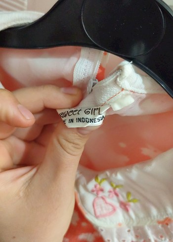 Nakışlı Yakalı Kız Çocuk Elbisesi - Görsel 3