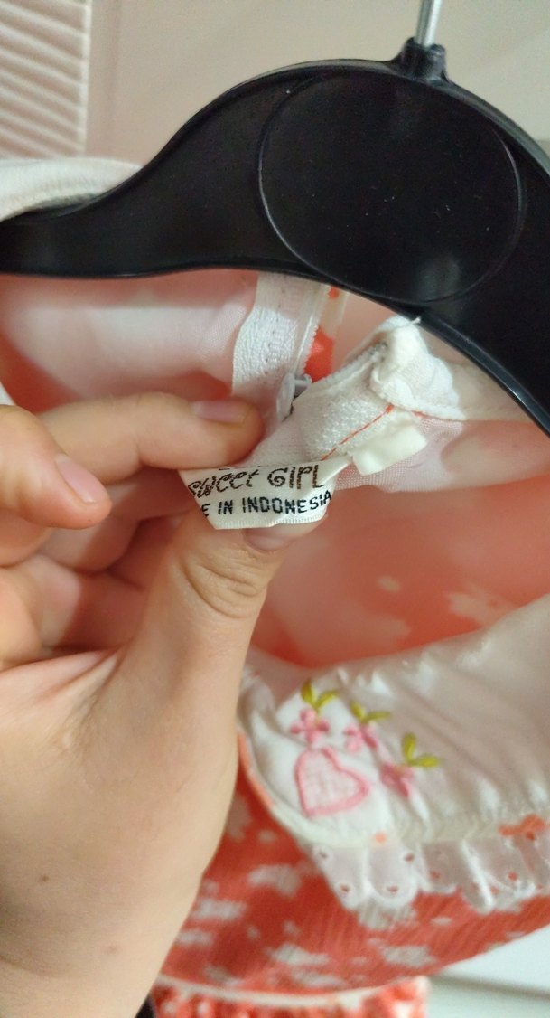 Nakışlı Yakalı Kız Çocuk Elbisesi - Görsel 3