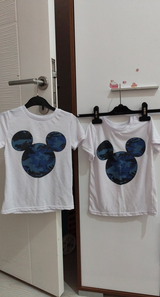 Baskılı Beyaz Çocuk tşört - Görsel 2