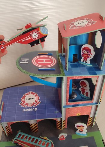 Renkli 3D İtfaiye Eğitim Oyuncağı - Görsel 6