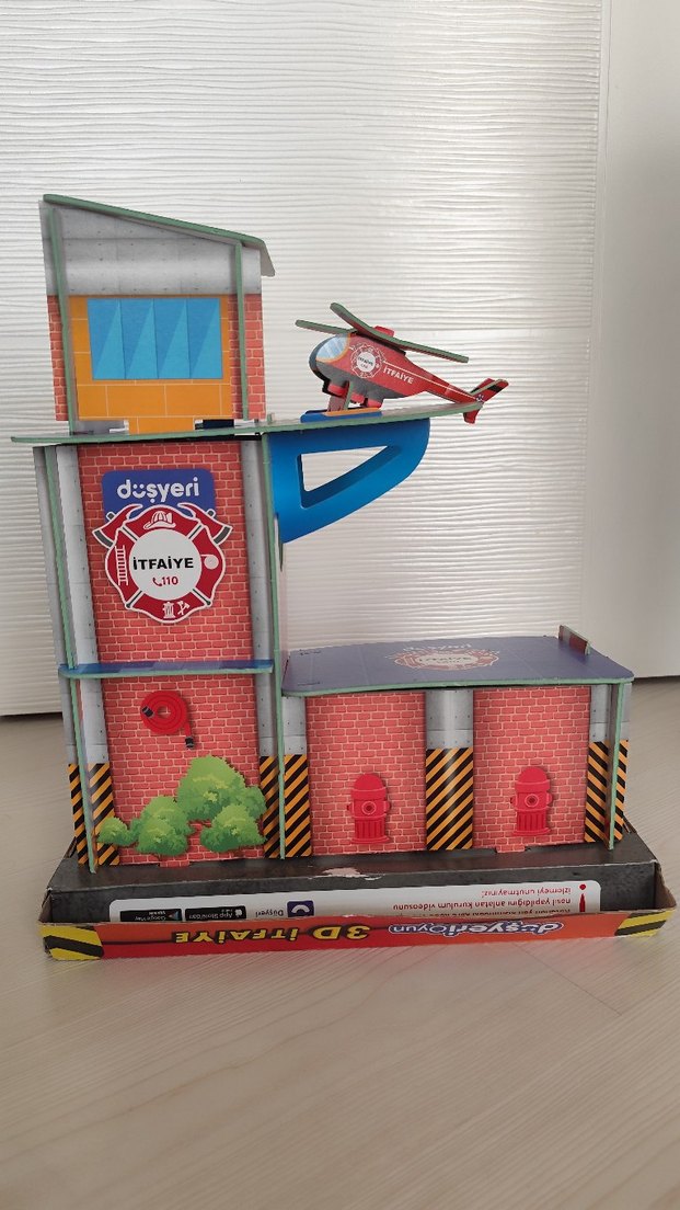 Renkli 3D İtfaiye Eğitim Oyuncağı - Görsel 2
