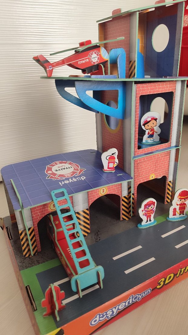 Renkli 3D İtfaiye Eğitim Oyuncağı - Görsel 3