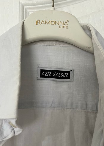 Gri Keten Erkek Kısa Kollu Gömlek - Görsel 3