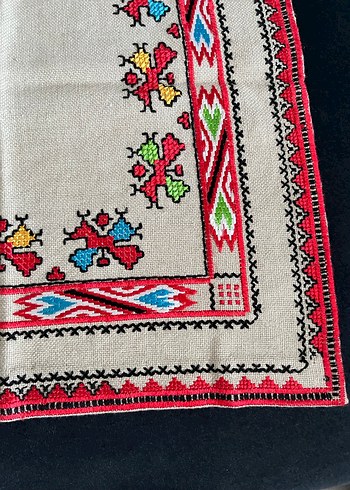 Beden çeşitli Renk El Nakışlı Çok Renkli Dekoratif örtü