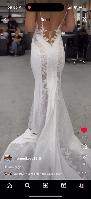 Gelinlik tasarım balık - Görsel 4