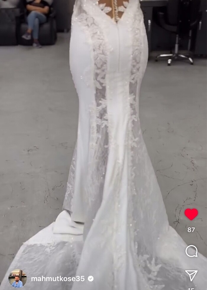 Gelinlik tasarım balık - Görsel 4