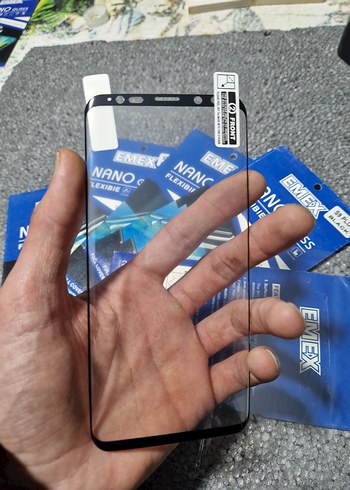 Samsung S9 Plus kavisli kırılmaz cam 6 adet gönderilecektir - Görsel 2