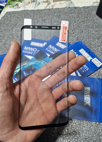 Samsung S9 Plus kavisli kırılmaz cam 6 adet gönderilecektir - Görsel 3