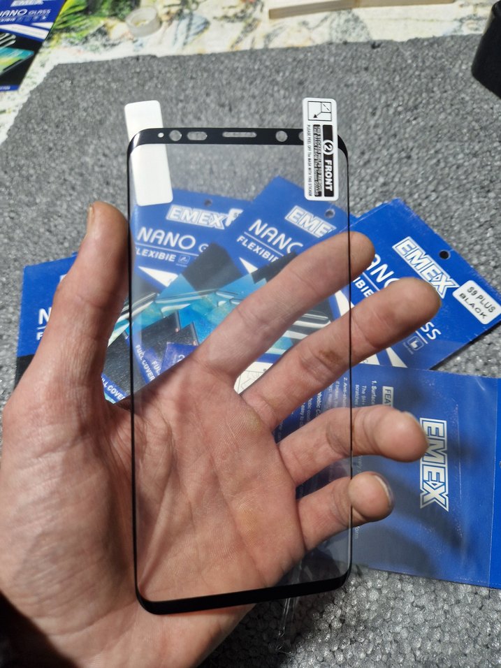 Samsung S9 Plus kavisli kırılmaz cam 6 adet gönderilecektir - Görsel 2