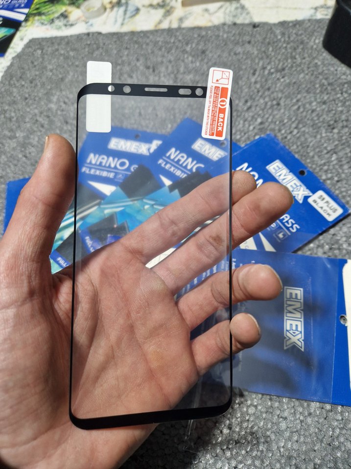 Samsung S9 Plus kavisli kırılmaz cam 6 adet gönderilecektir - Görsel 3