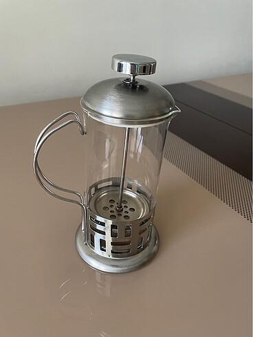 French Press Süzgeçli Metal Kulplu 300ml