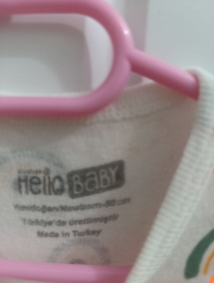 Renkli Baskılı Fermuarlı Bebek Kız Tulum - Görsel 3