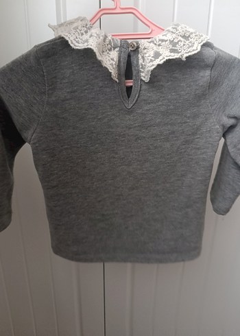 Dantel Detaylı uyku Kız bebek bluz kazak - Görsel 3