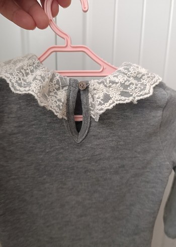 Dantel Detaylı uyku Kız bebek bluz kazak - Görsel 4