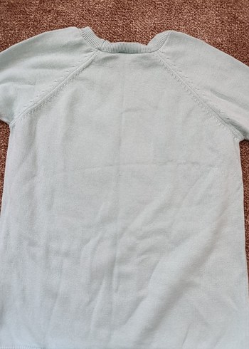 Turkuaz Kız Çocuk Uzun Kollu Triko Kazak - Görsel 6