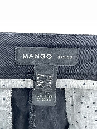 38 Beden siyah Renk Mango Mini Etek %70 İndirimli.