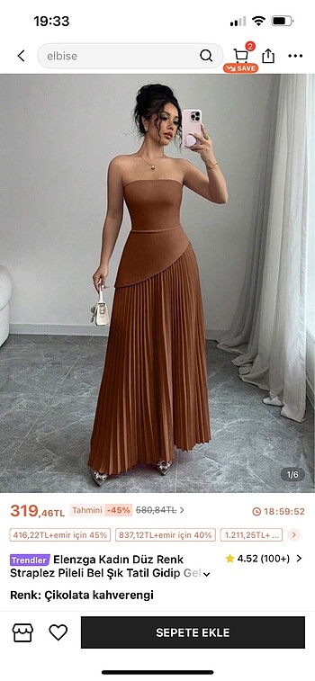 Shein elbise hiç giyilmedi