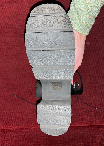 Tokalı Siyah Platform Topuklu Gotik Kadın Ayakkabı - Görsel 2