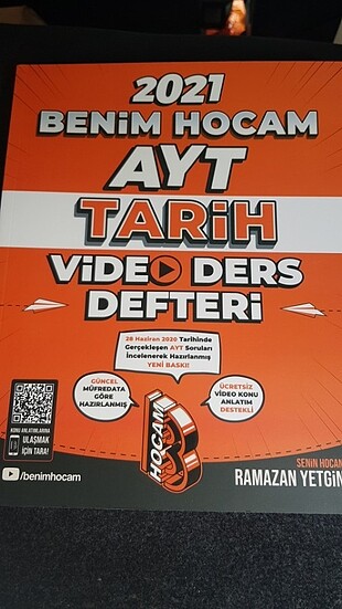 2021 benim hocam ayt tarih video ders defteri