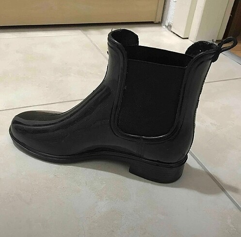 39 Beden siyah Renk Yağmur çizmesi
