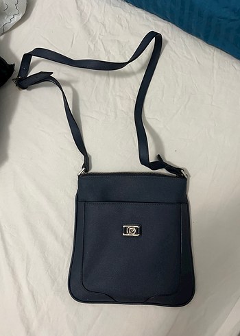 Zara Sarı Deri Kadın Çanta Yılan Desenli